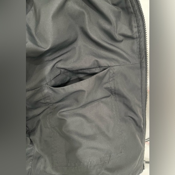 like new EUC quince featherless quilted puffer bomber jacket sz XS black - Picture 6 of 15